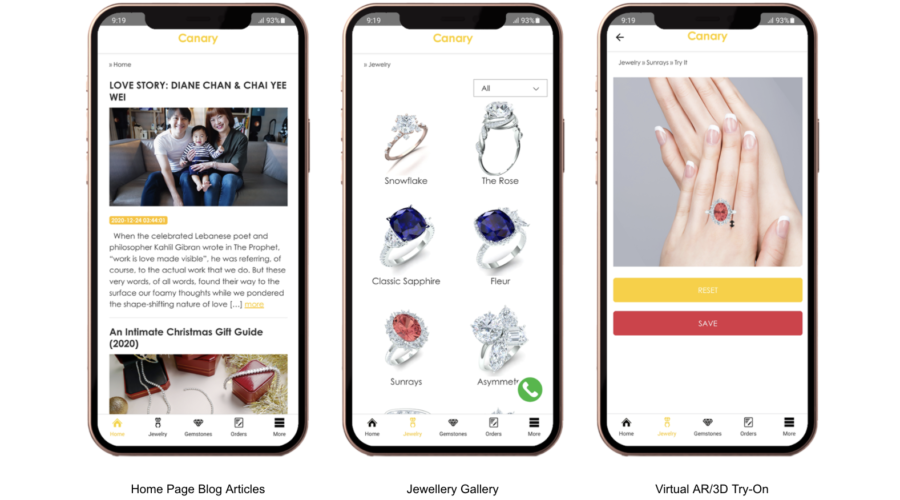 AR-enabled Canary Diamond App Unveiled